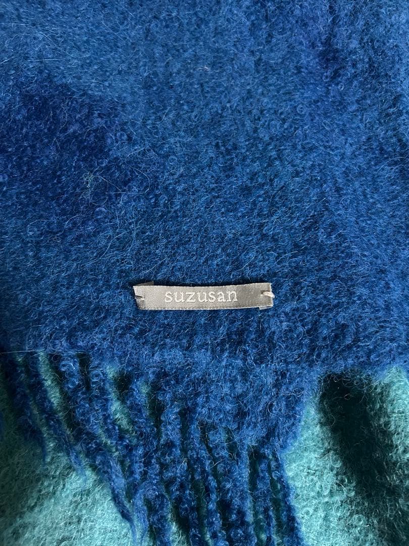 最終値下 SUZUSAN ブークレ ストール 鳴海絞り