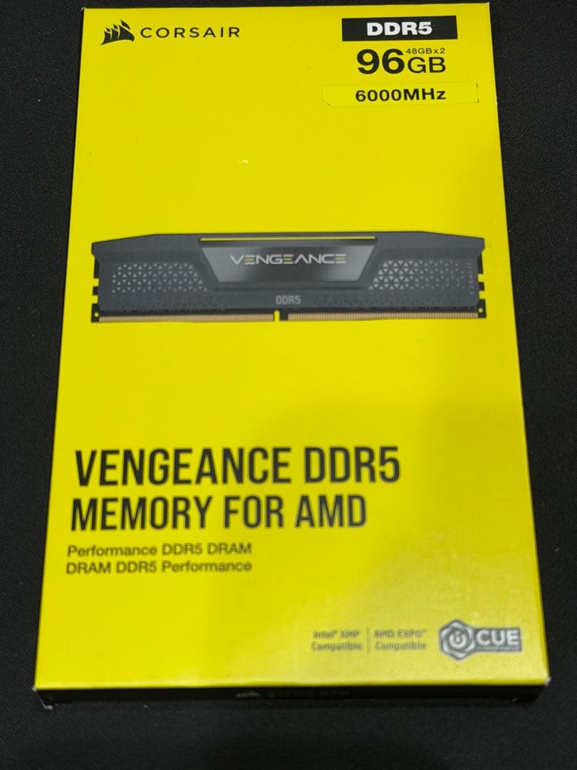 【新品】Corsair 96GB (48GB×2枚) DDR5 6000 保証付