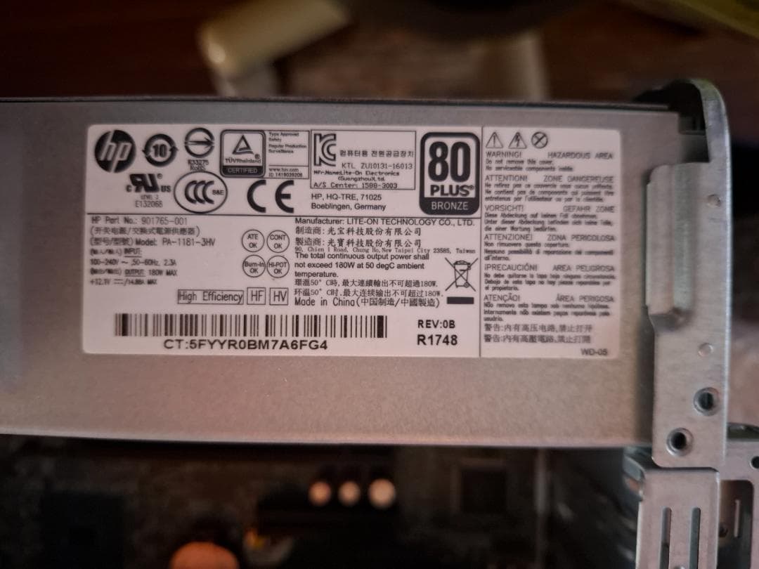 HP ProDesk 600 G4/i5-8500/8GB/SSD 早いもの勝ち