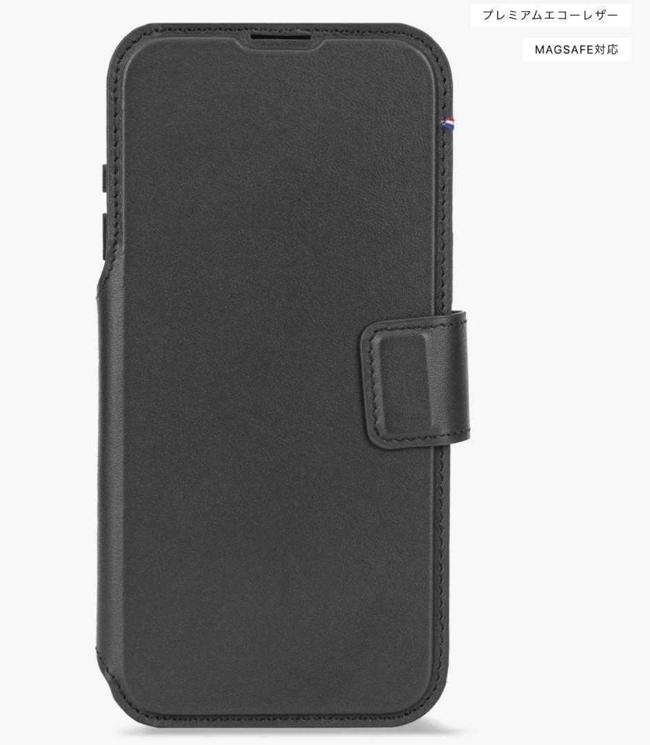 iphone17pro　max DECODED フリップケース 手帳　黒　革