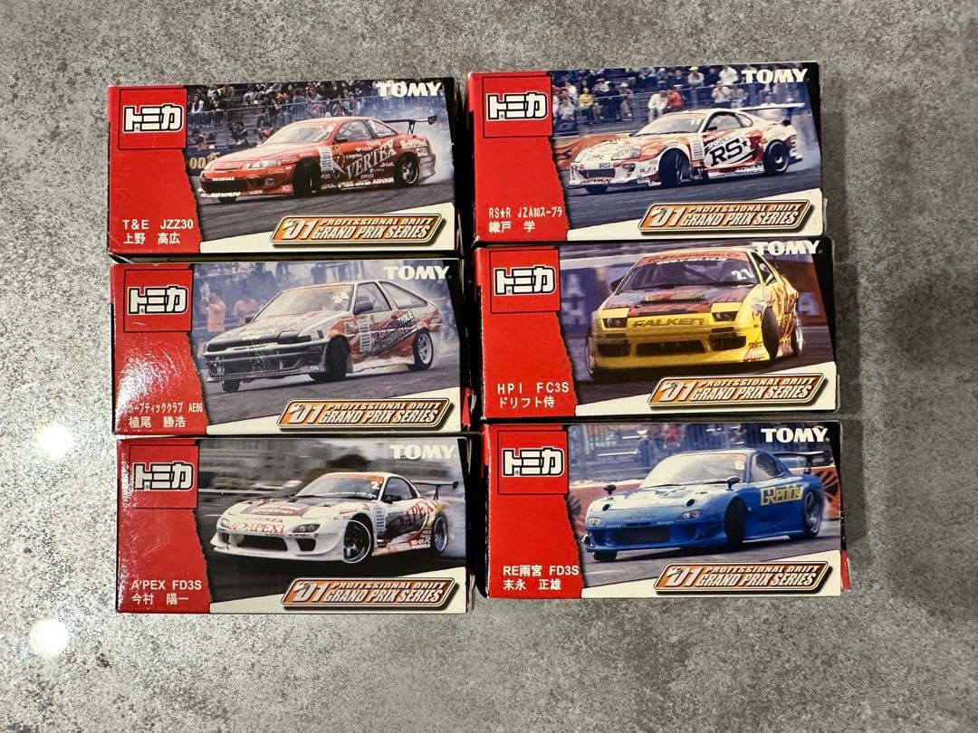 トミカ ミニカーセット 6台　D1グランプリ