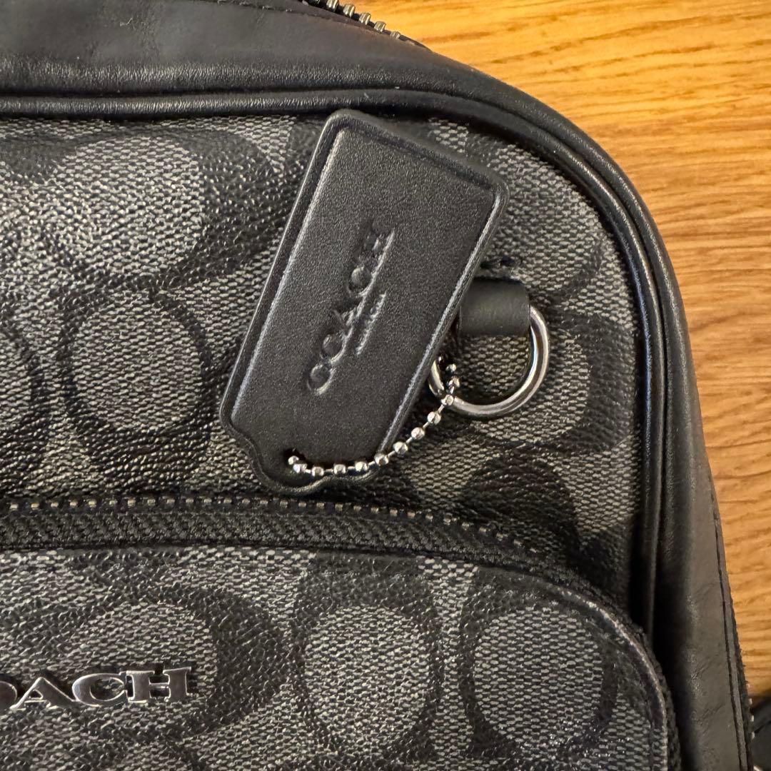 【美品】COACH コーチ　ショルダーバッグ　メンズ