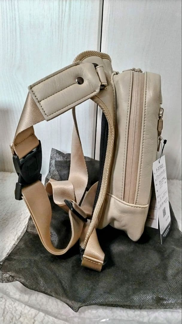 ひ*う様 限定 2ウェイレッグバッグⅡLD エグザリート レザー サンドベージュ