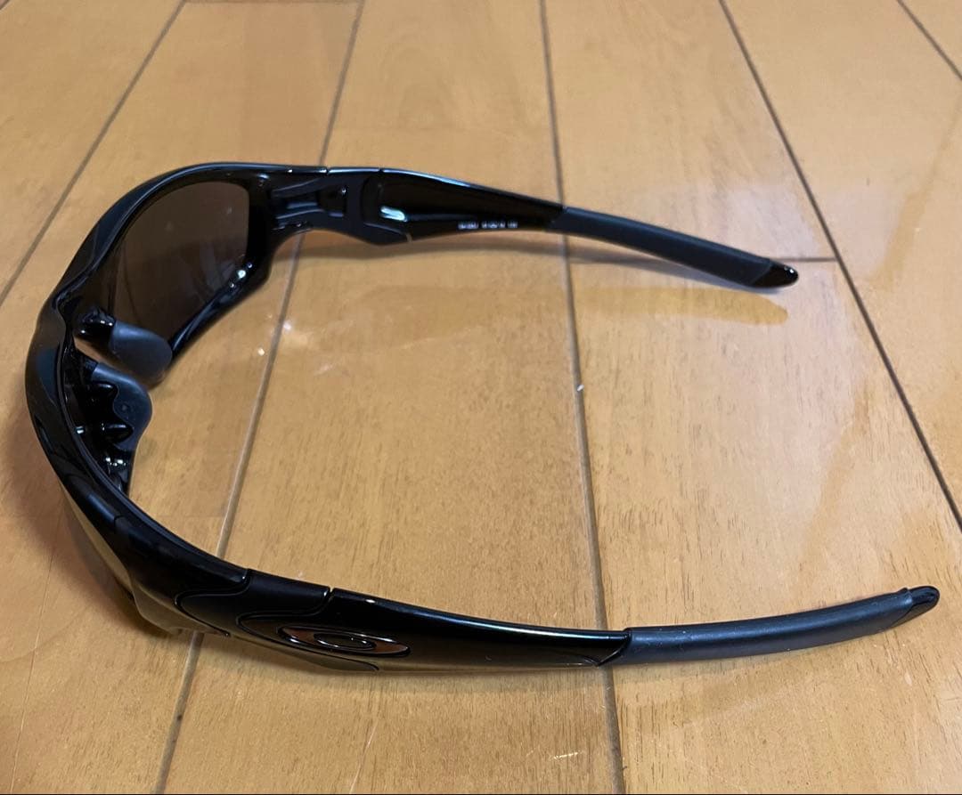 オークリー　ストレートジャケット　サングラス　ブラック