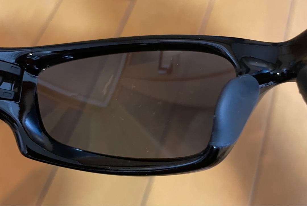 オークリー　ストレートジャケット　サングラス　ブラック