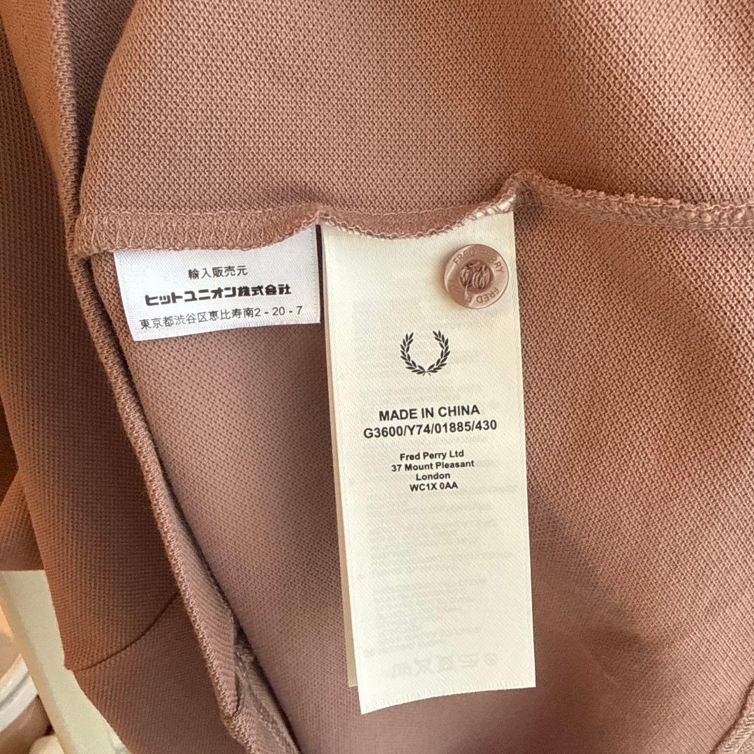 フレッドペリー　ポロシャツ　ピンク　8 dark pink