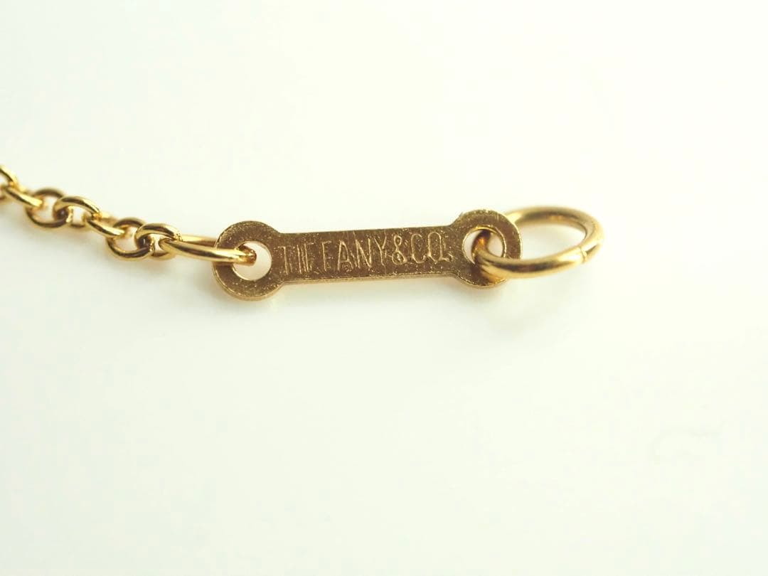TIFFANY&Co.ティファニー　750イエローゴールド　チェーンネックレス