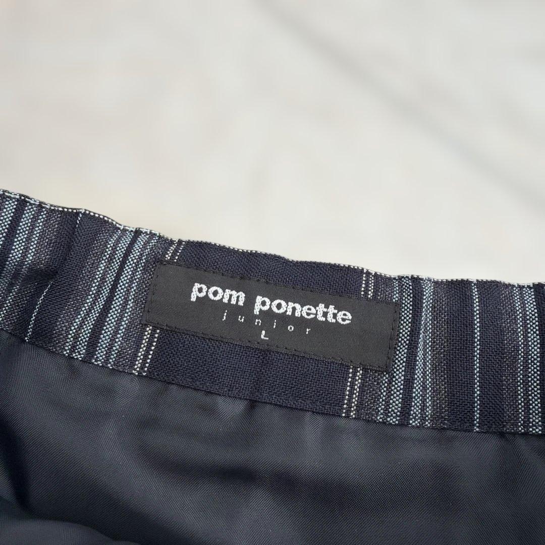 pom ponette junior フォーマル　受験 卒業式 160 L