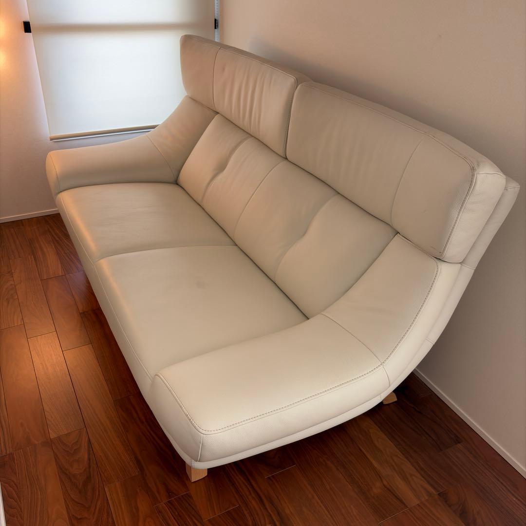 カリモク ZU4612 2人掛け オットマン付き【早く売りたいので交渉大歓迎！】