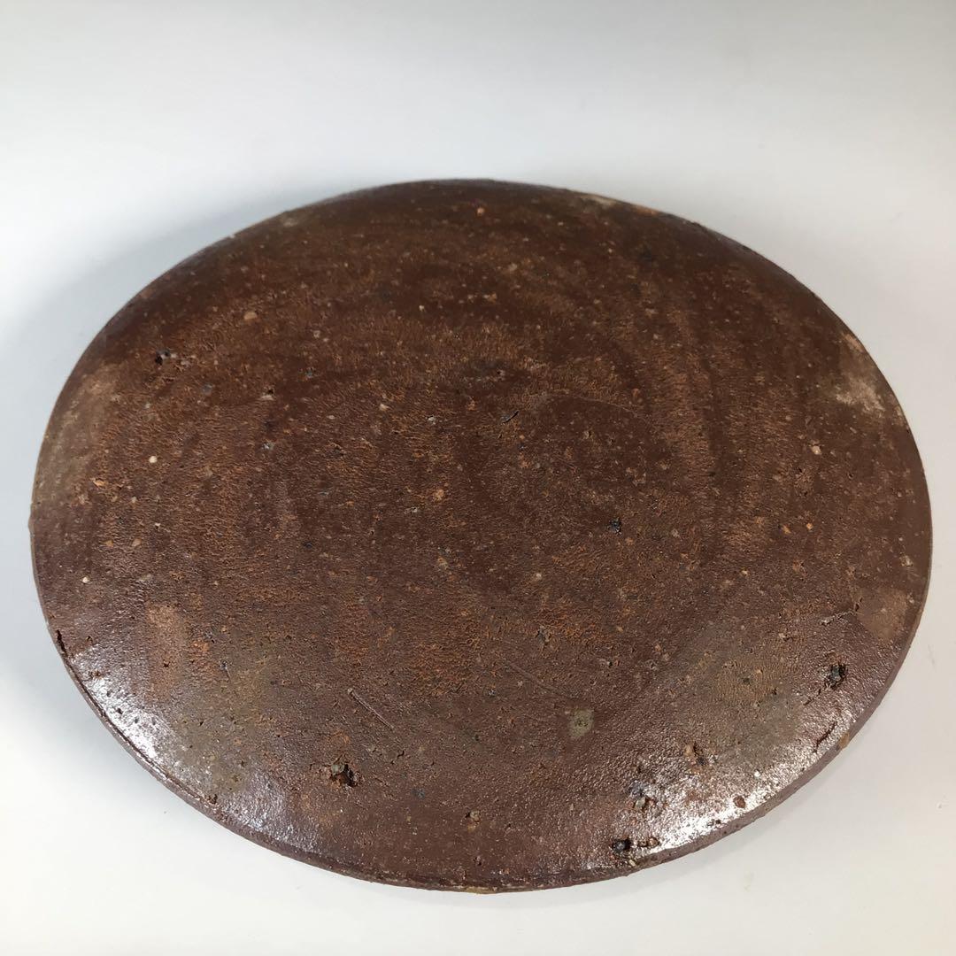 Ｎ３９２　水指　『備前焼』『落雁窯　幸崎達彦造』　共箱　茶道具