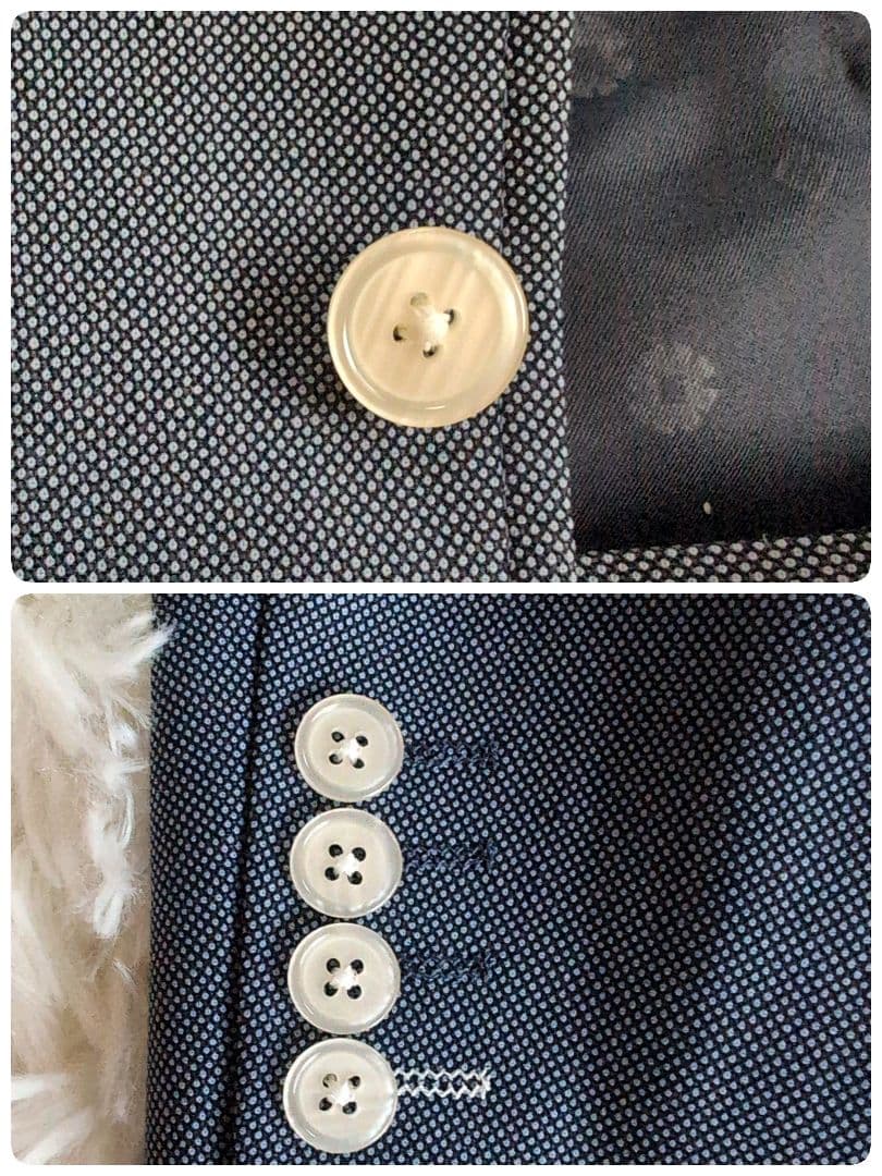 【美品 シェルボタン】オリヒカ スーツ セットアップ ストレッチ 洗える M