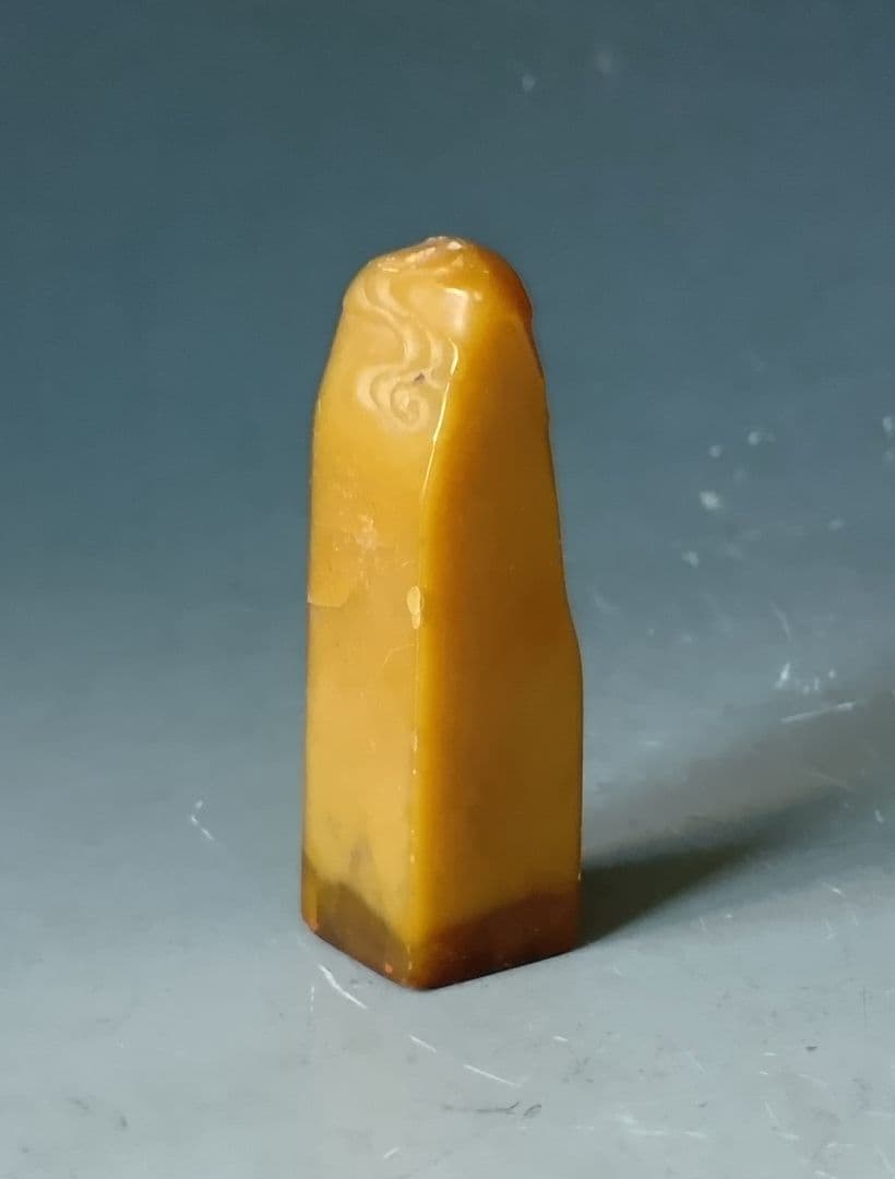 t*n様 印材「田黄石」/薄意流水紋