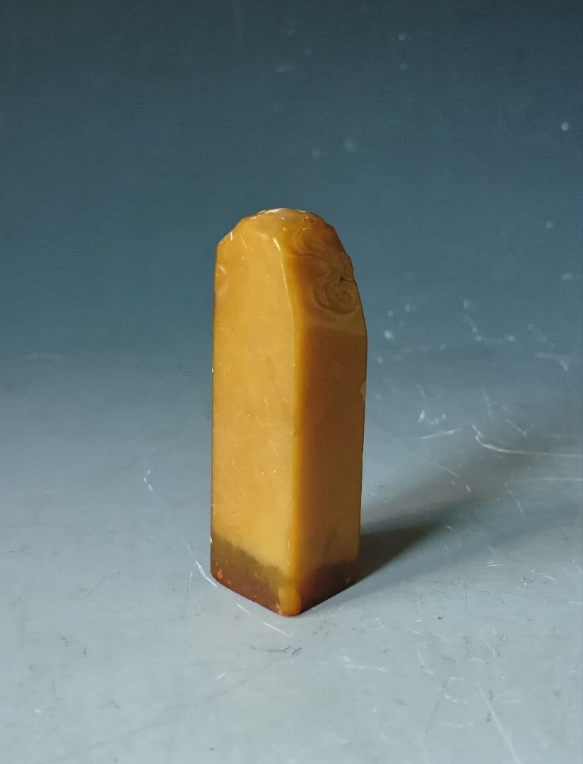 t*n様 印材「田黄石」/薄意流水紋