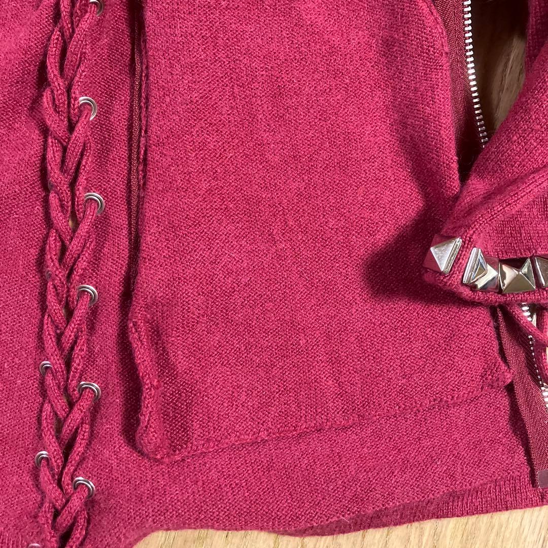 楽一番公式アカウント05です。ヒステリックグラマー　スタッズ付き　ピンク