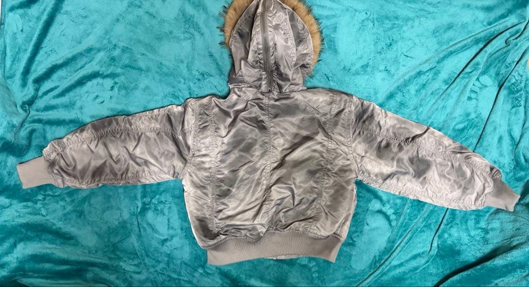 ANDER HUNK Faded N2B Flight Jacket グレー