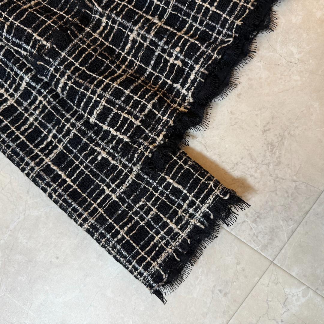 CHANEL ツイードジャケット ラメツイード レース 36