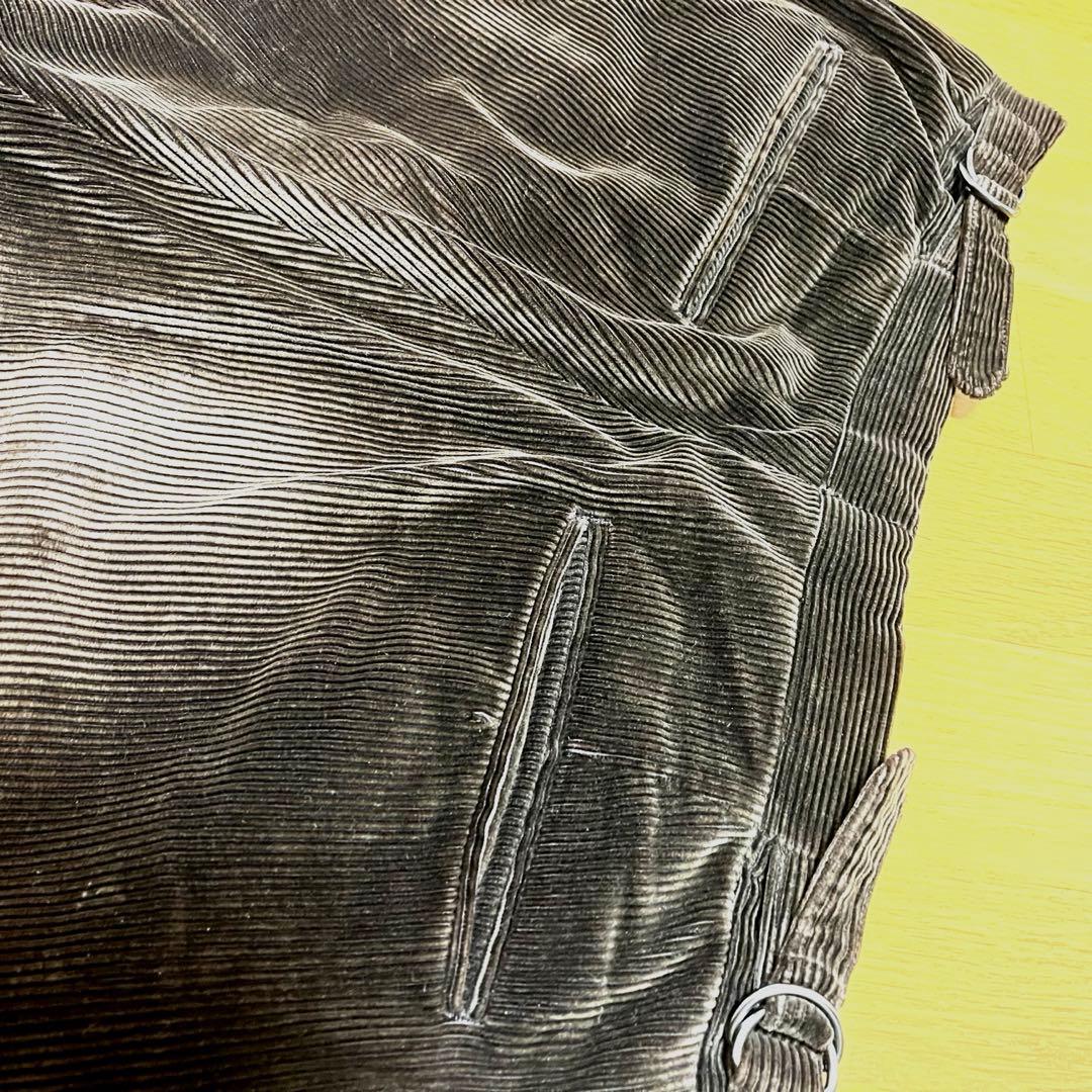 パンツ auralee washed corduroy tapered slacks