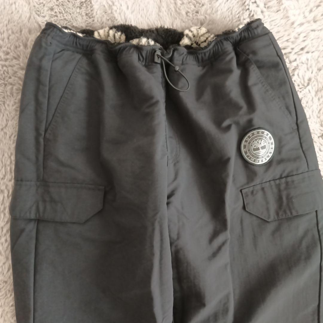 Supreme Timberland　コラボ　リバーシブル　ボア　パンツ　L