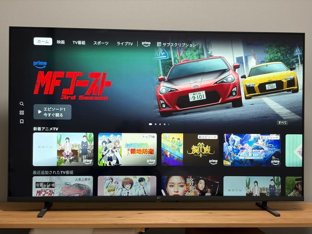 2025購入GoogleTV チューナーレス テレビ 55V型 4K FPD