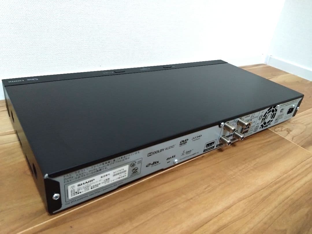 SHARP AQUOS 2B-C10DW1【1TB 2番組同時録画】