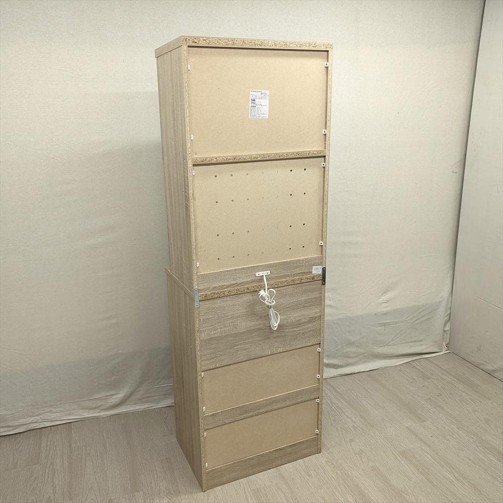 美品　lowya　ロウヤ　レンジボード　レンジ台　食器棚　家電収納　収納　整理