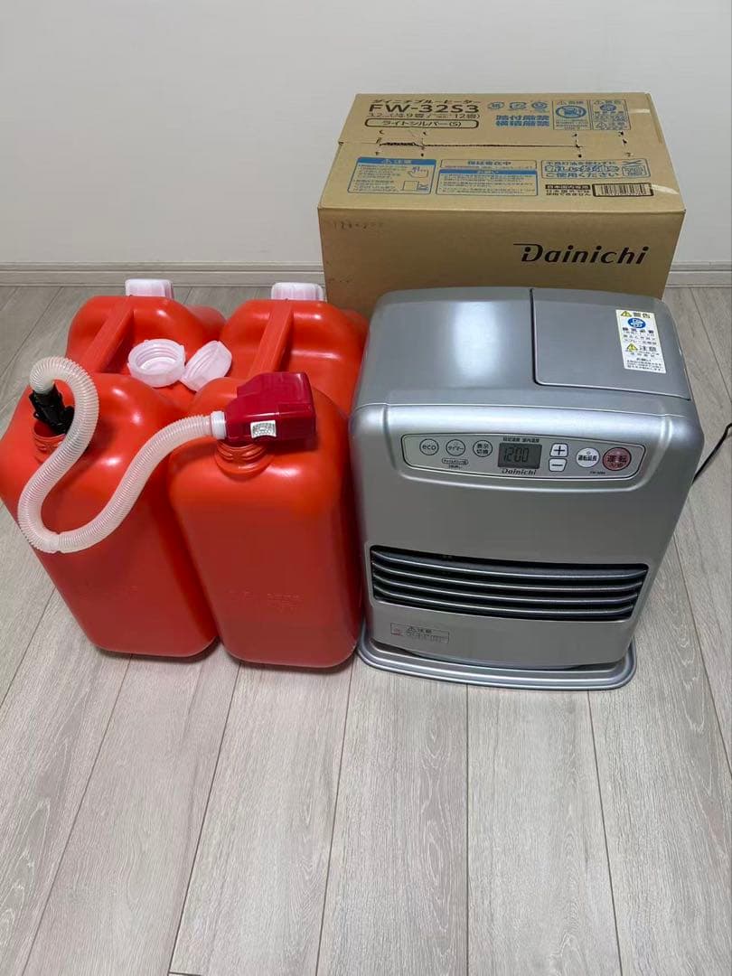 三郷市引取り限定 FW-32S3 石油ファンヒーター 乾電池式 ポンプ タンク