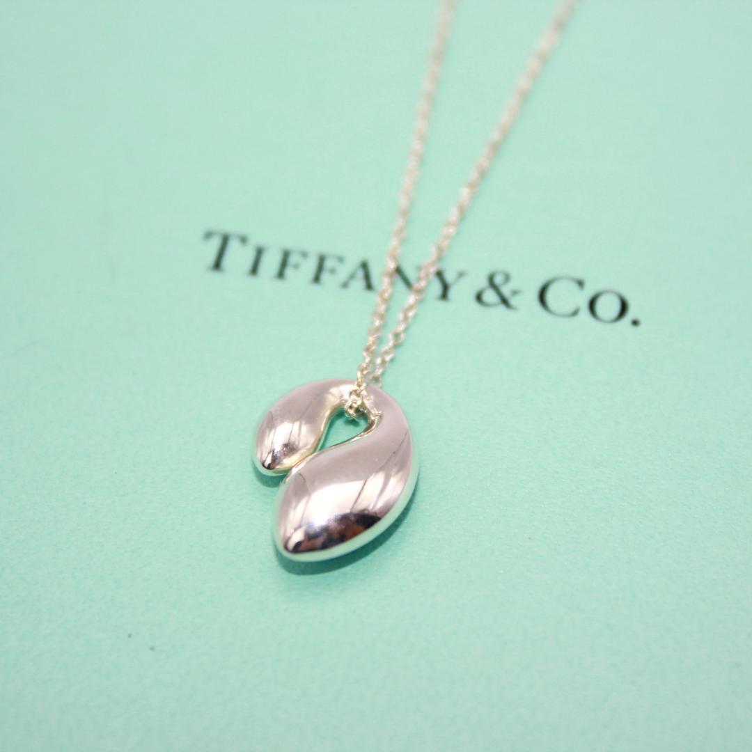 美品 Tiffany&Co. ティファニー ダブルティアドロップ ネックレス