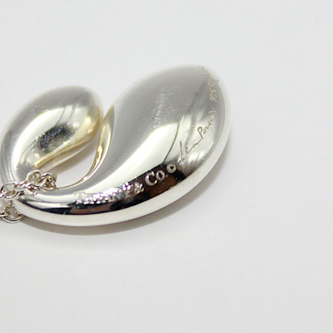 美品 Tiffany&Co. ティファニー ダブルティアドロップ ネックレス