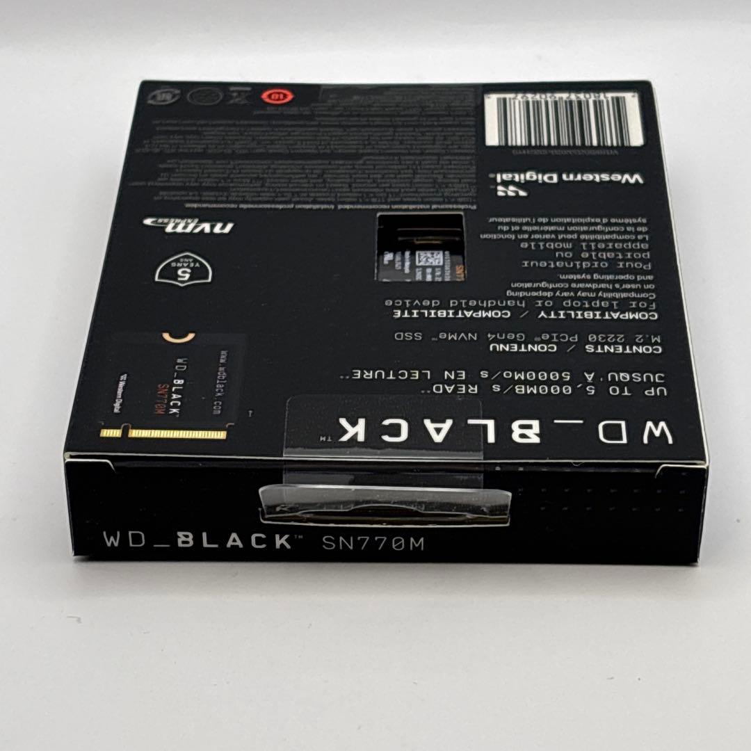 内蔵型SSD WD Black SN770M NVMe SSD WDS500G3X0G