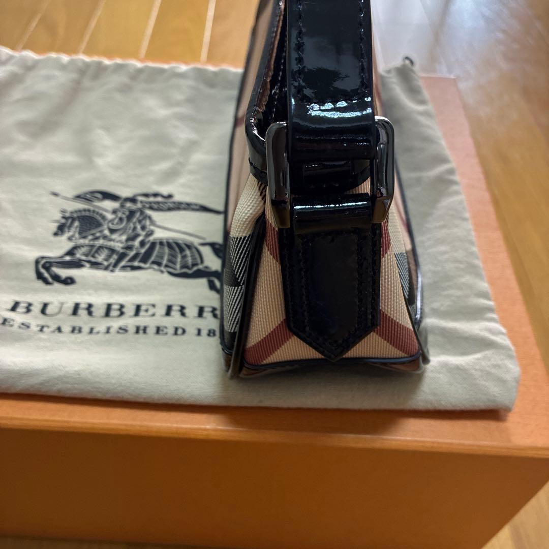 BURBERRY チェック柄 ハンドバッグ