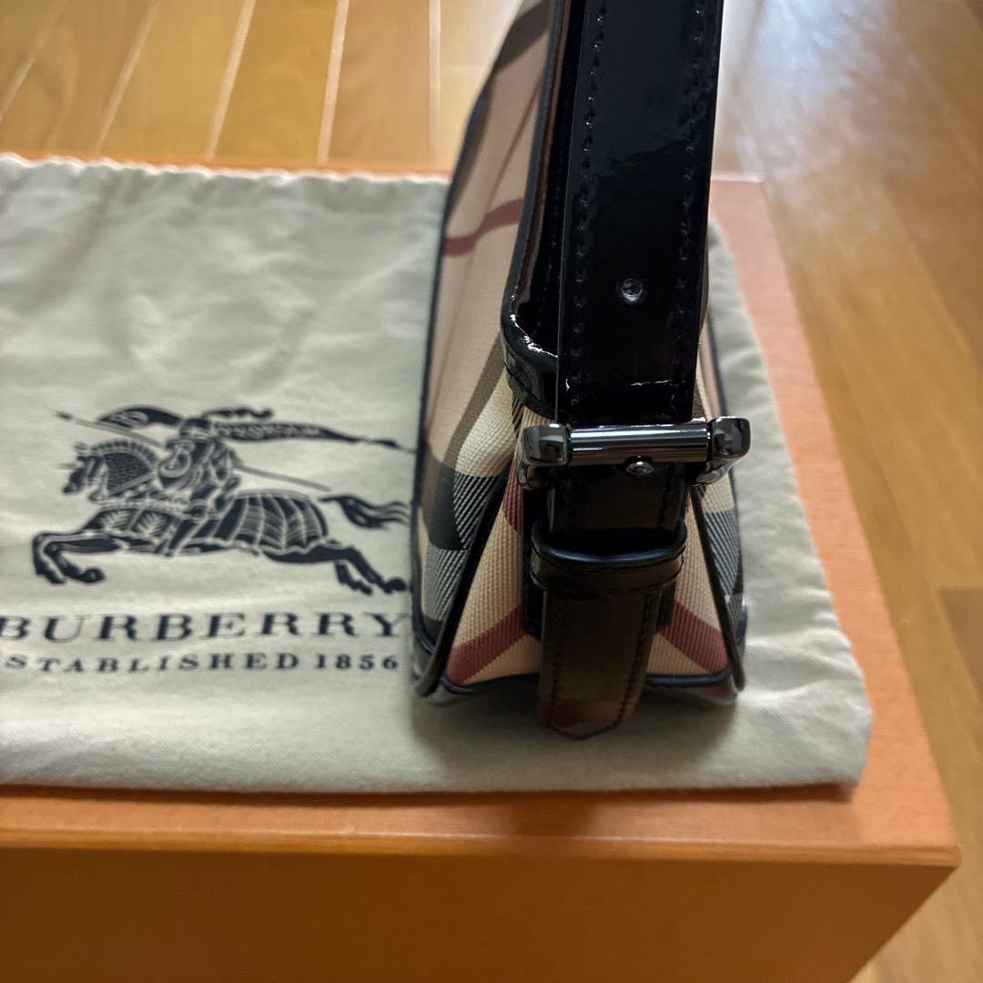BURBERRY チェック柄 ハンドバッグ