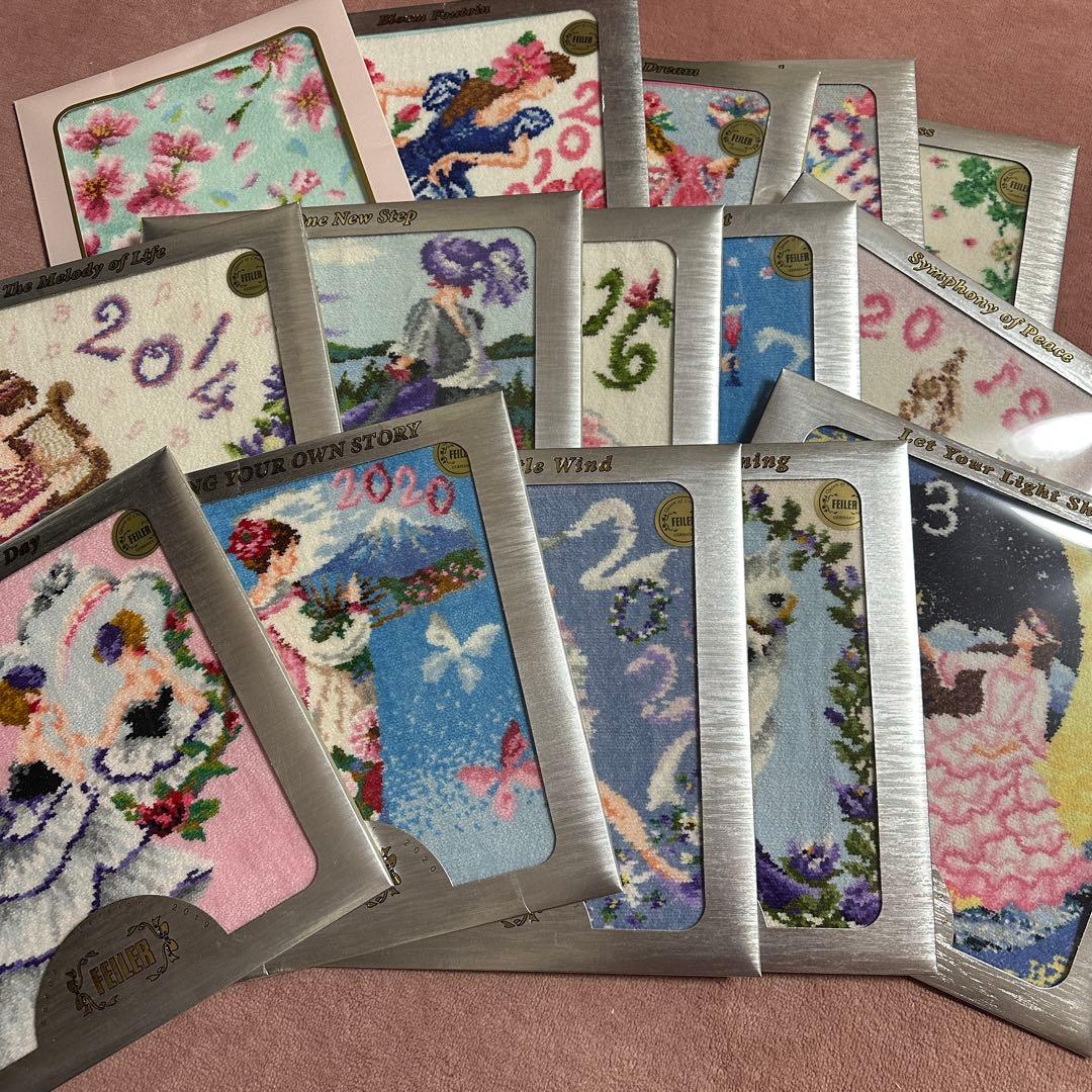 FEILER 花柄 ハンカチ 15点セット