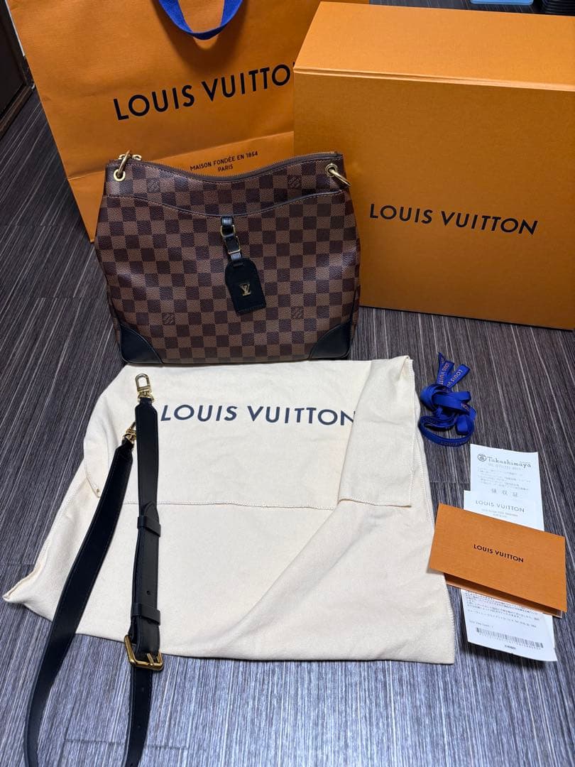 LOUIS VUITTON ダミエオデオンNM MMショルダーバッグ