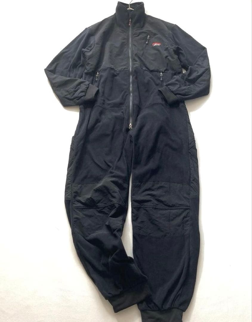 ご*ご様 【美品】NANGA　ポーラテックオールインワン 近年モデル 黒 L ビ