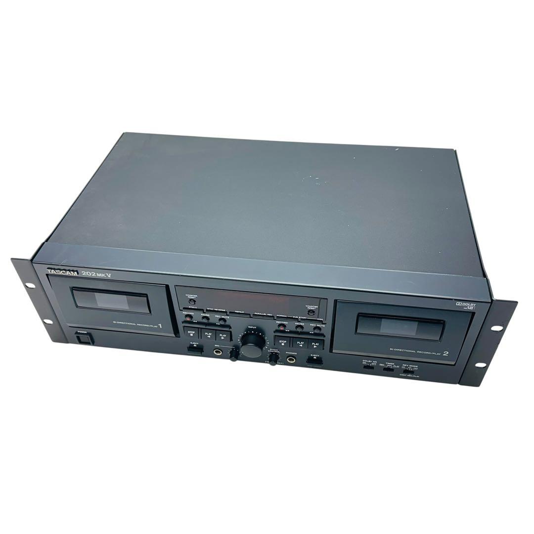 TASCAM タスカム ダブルカセットデッキ 202MKV