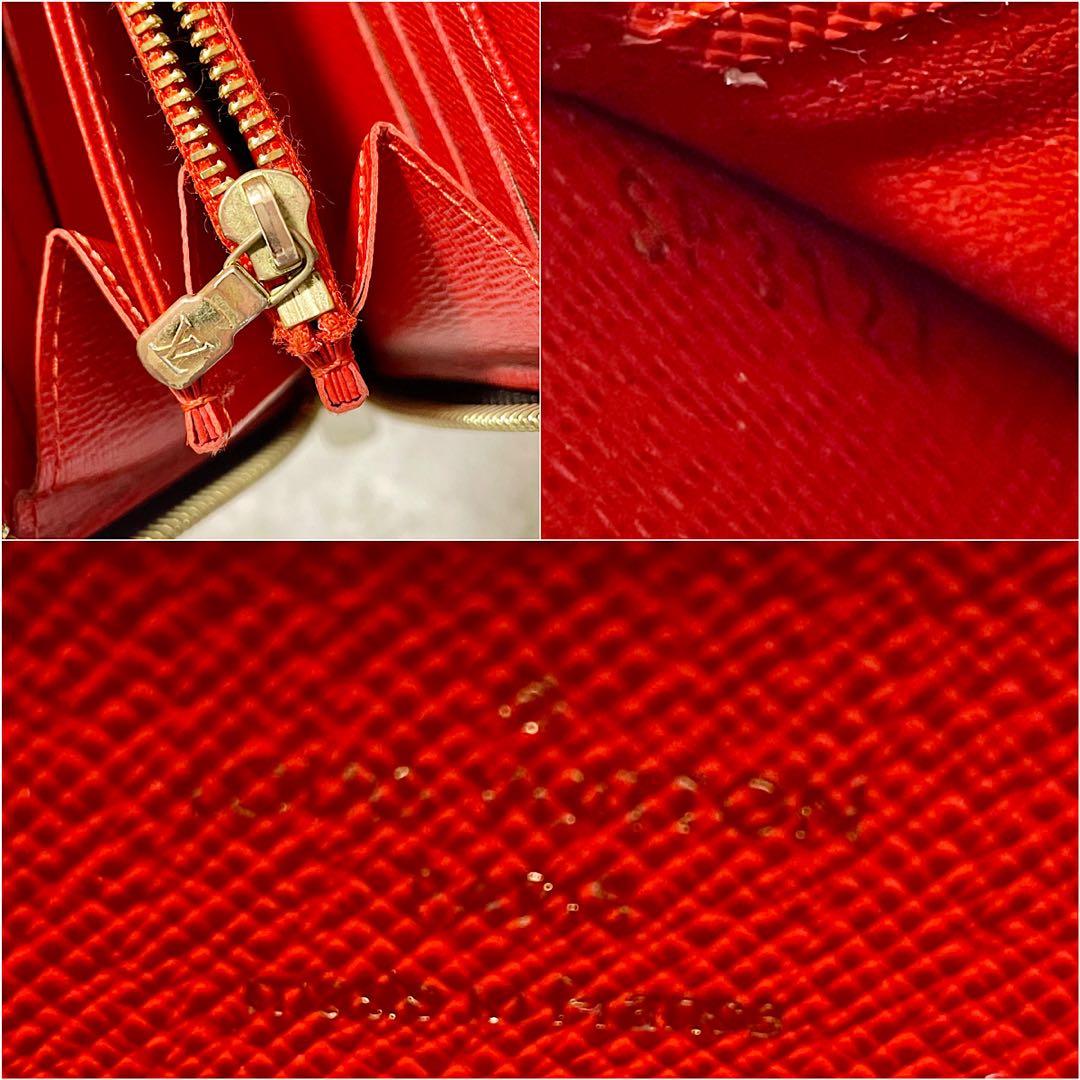 ルイヴィトン モノグラム ステッカー ジッピーウォレット コクリコ M62149