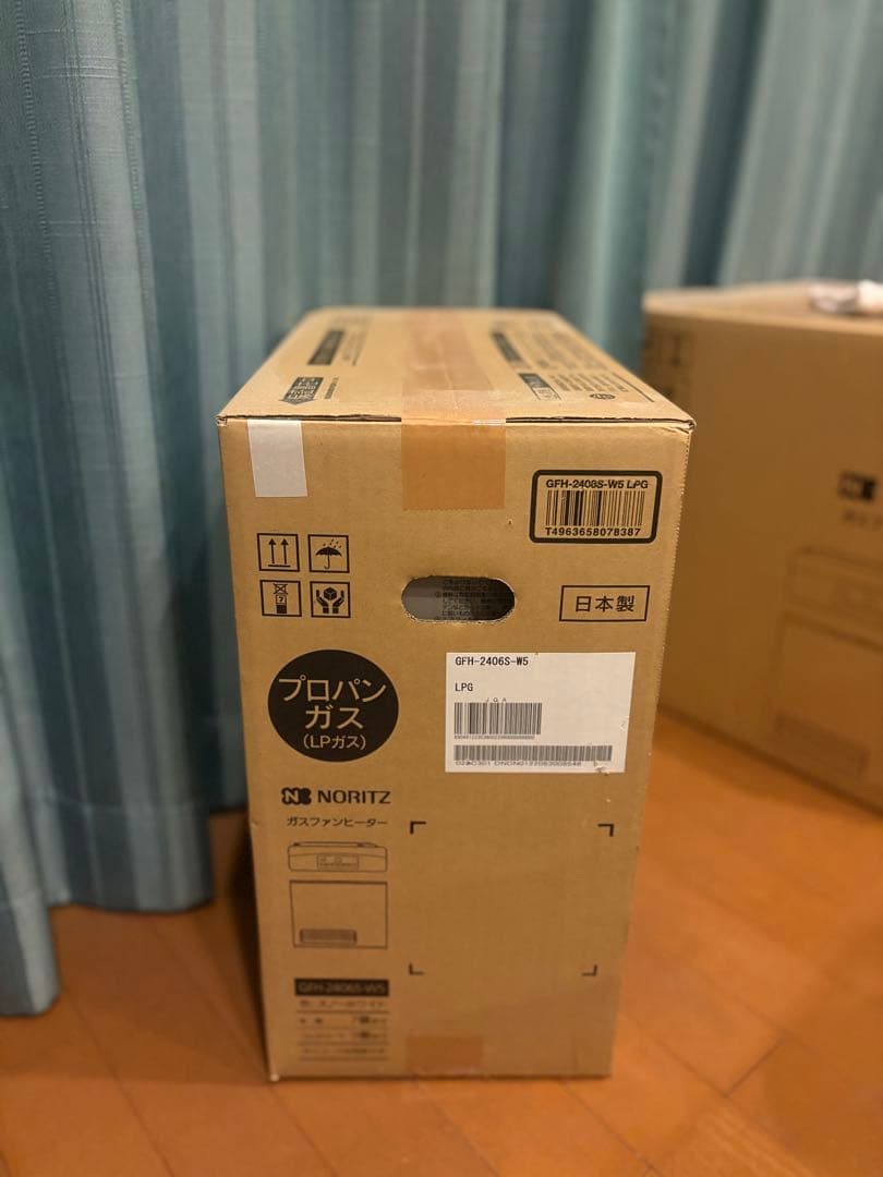 【新品未開封】NORITZ GFH-2406S-W5 ガスファンヒータープロパン