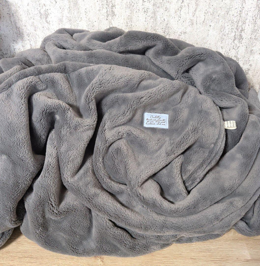 本日限定★１枚限定販売破格！❤みかん❤超高級Wボア⭐️シングルお布団ボアケット❤