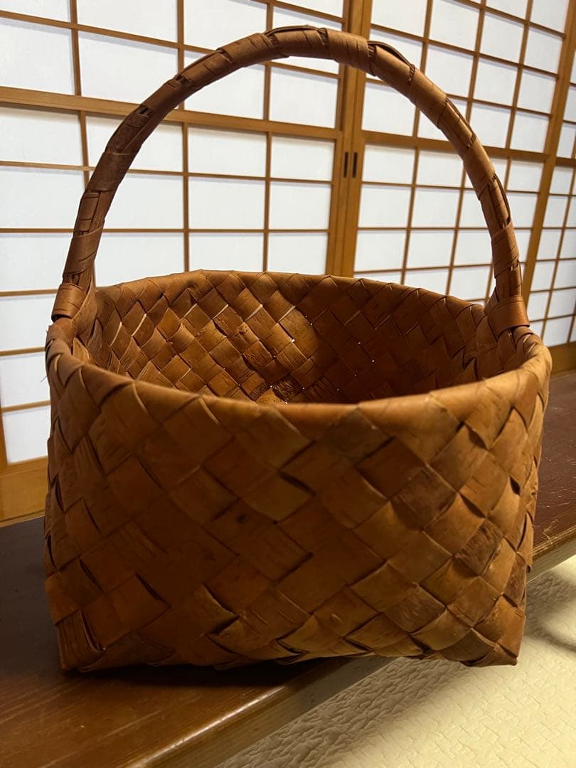 白樺　カゴ　北欧