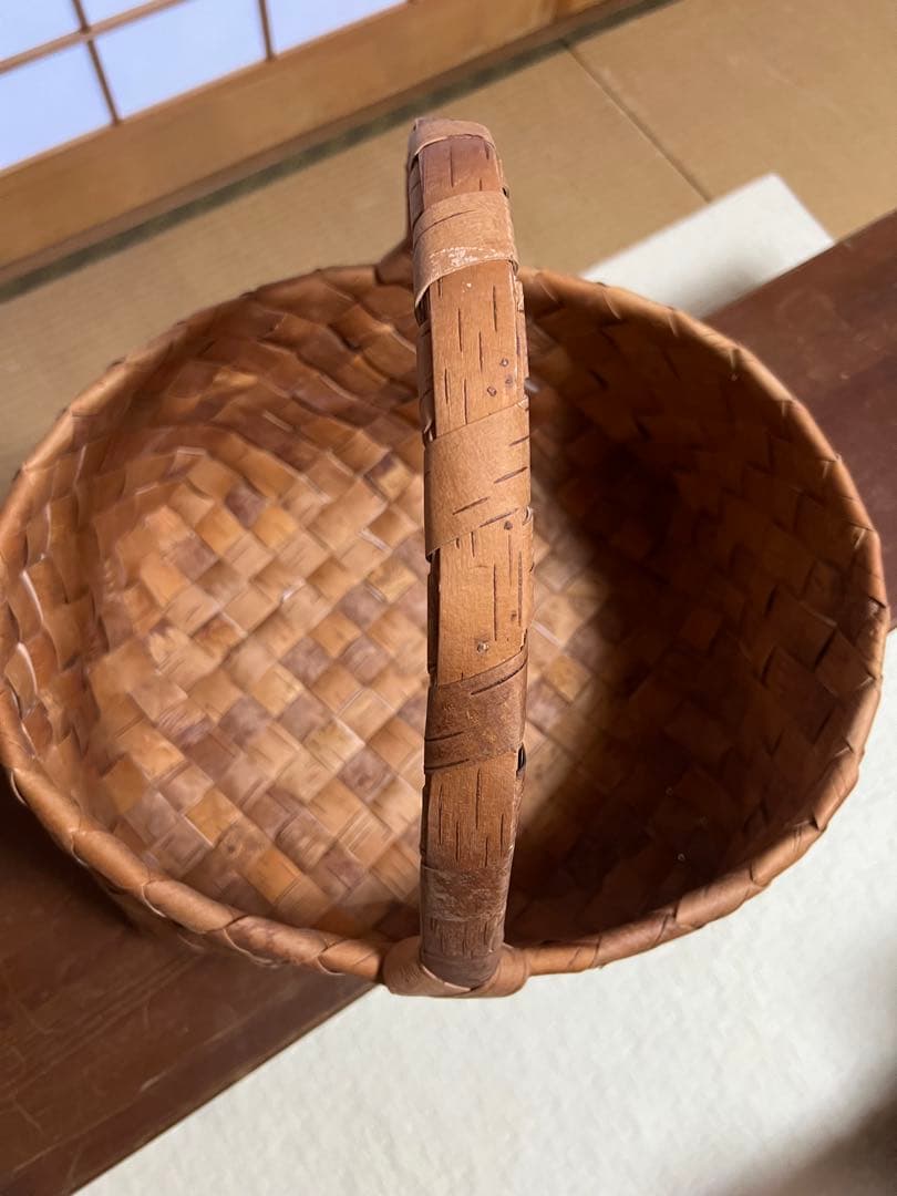 白樺　カゴ　北欧