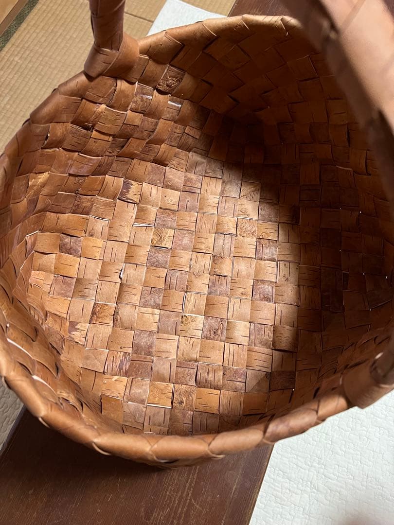 白樺　カゴ　北欧