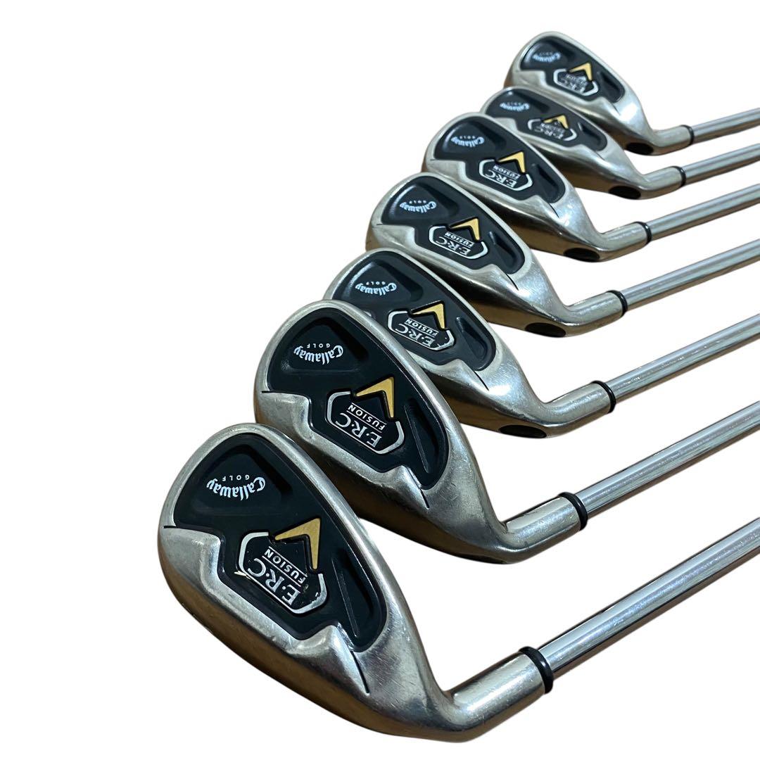 【レフティ】キャロウェイ　アイアンセット　ERC FUSION 左