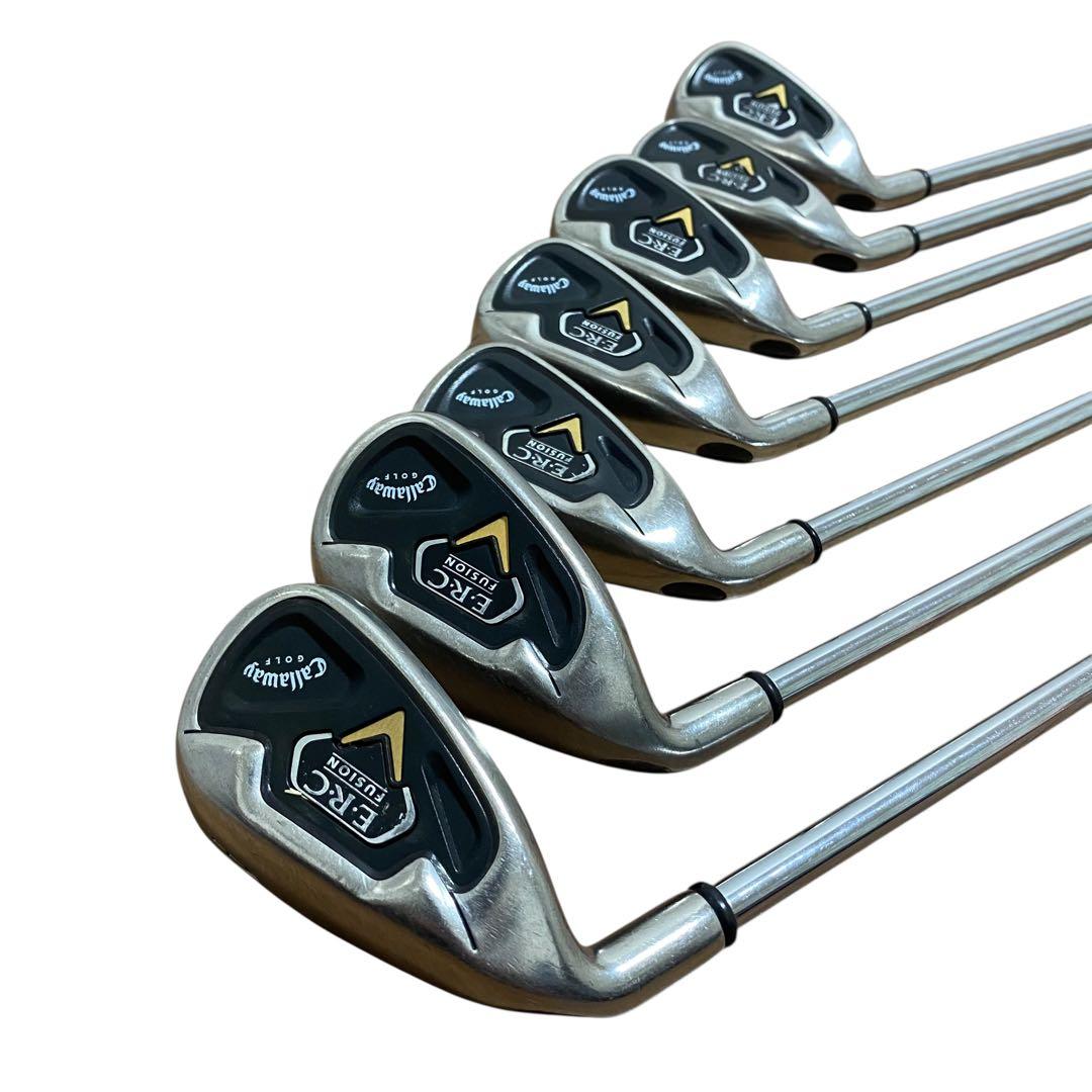 【レフティ】キャロウェイ　アイアンセット　ERC FUSION 左