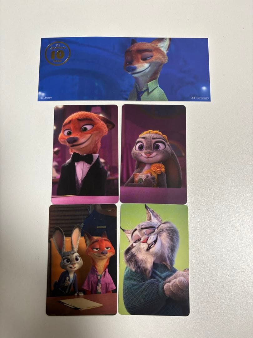 ズートピア2 オーマイカフェ事前予約特典オリジナルコレクションカード