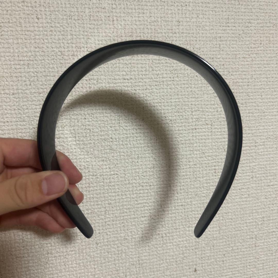 CELINE ブラック ヘアバンド