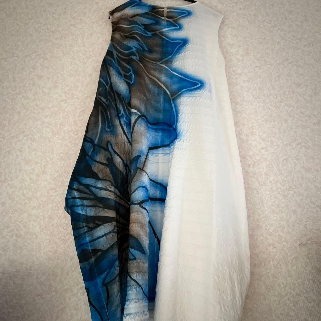 YOKANG ノースリーブカットソーリゾートワンピース