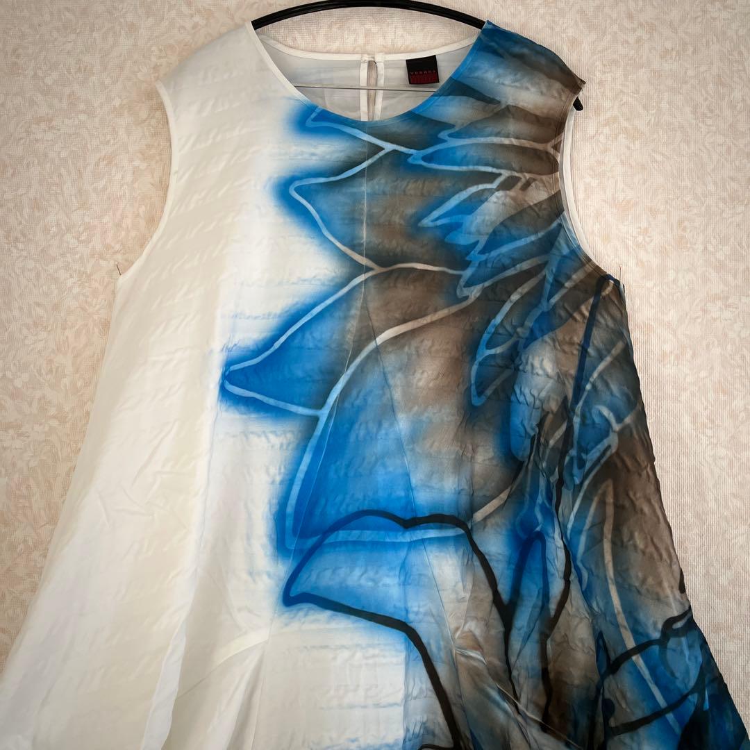 YOKANG ノースリーブカットソーリゾートワンピース