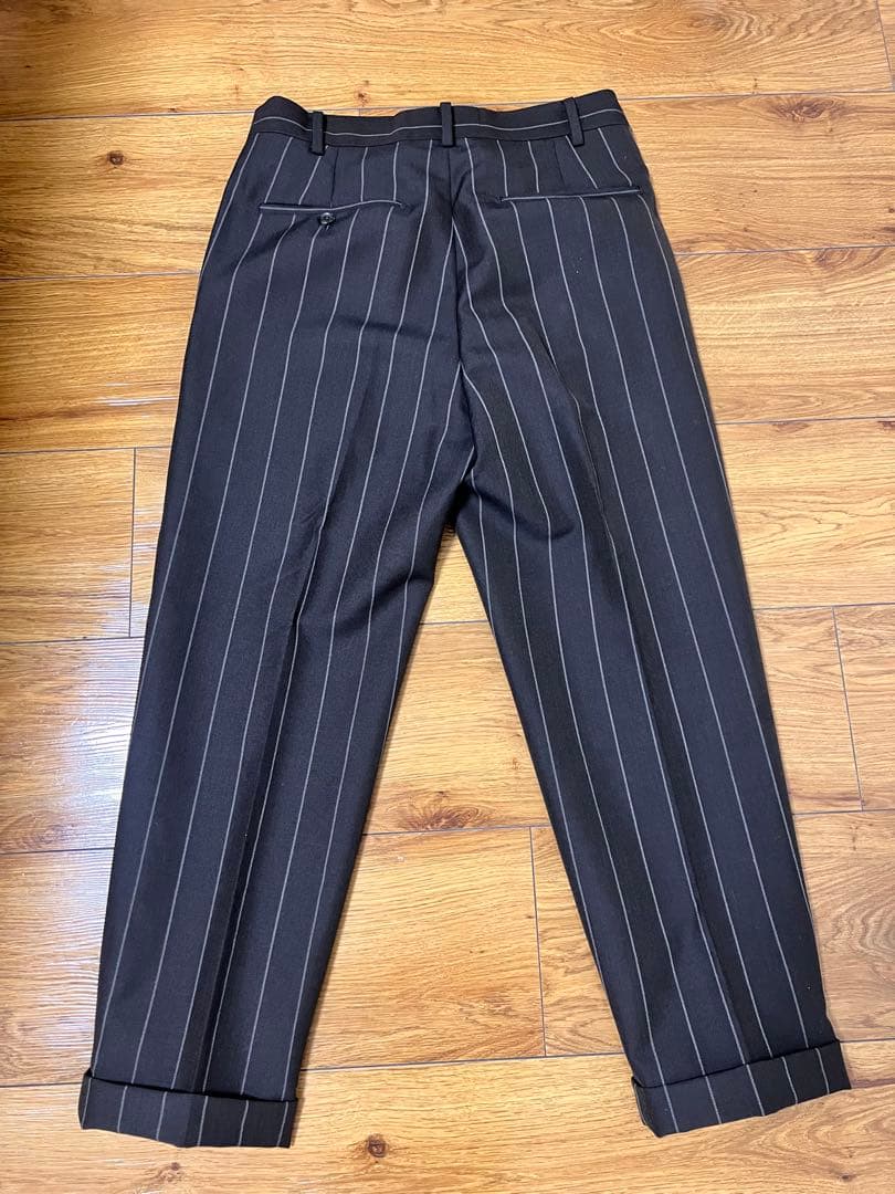 ラ*丸様 WACKOMARIA DORMEUIL PLEATED TROUSER