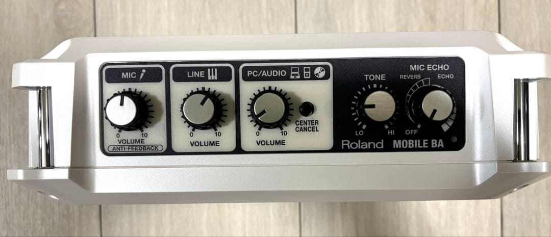 【ほぼ未使用極美】Roland Mobile BA ホワイトポータブルスピーカー