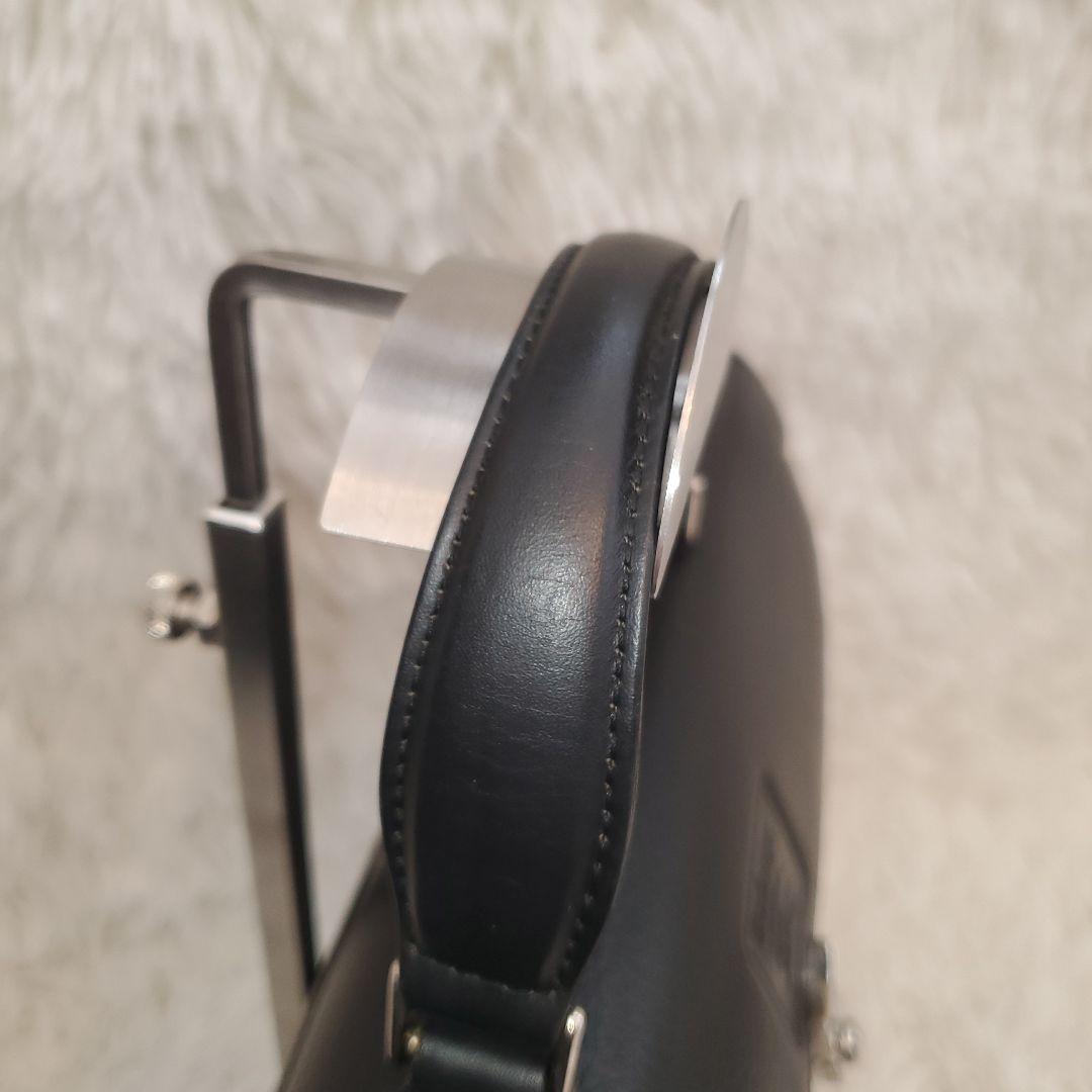 ⭐極美品⭐BURBERRYS 筒型 ハンドバッグ レザー 黒